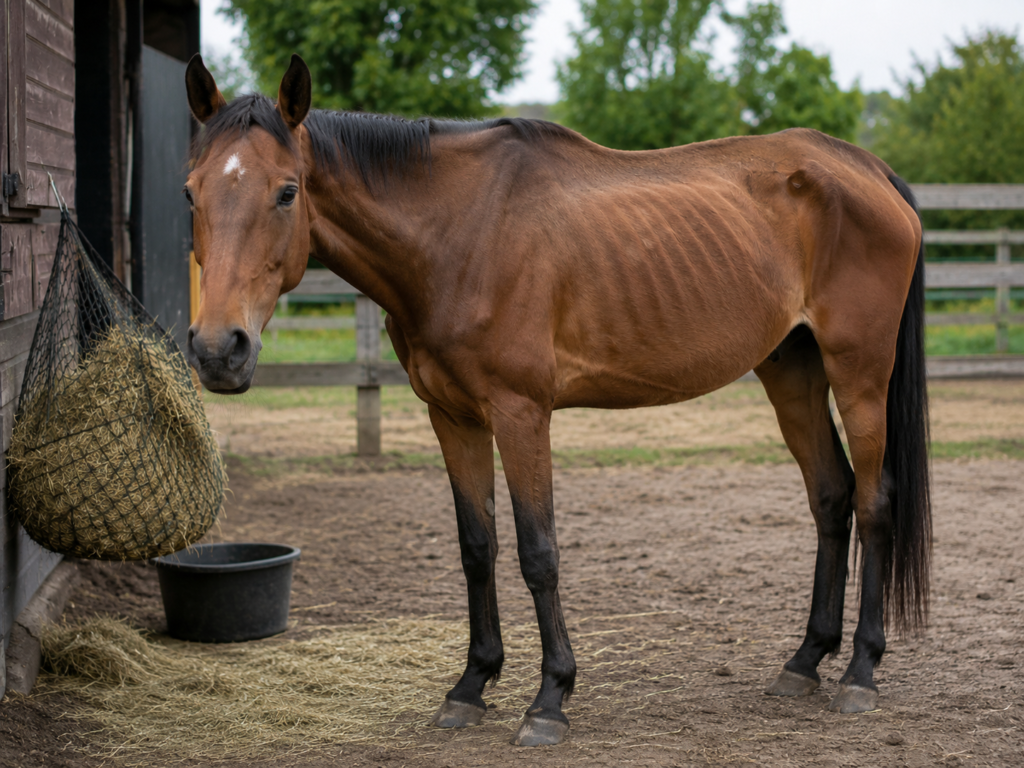 20. Waarom blijft mijn paard schraal?